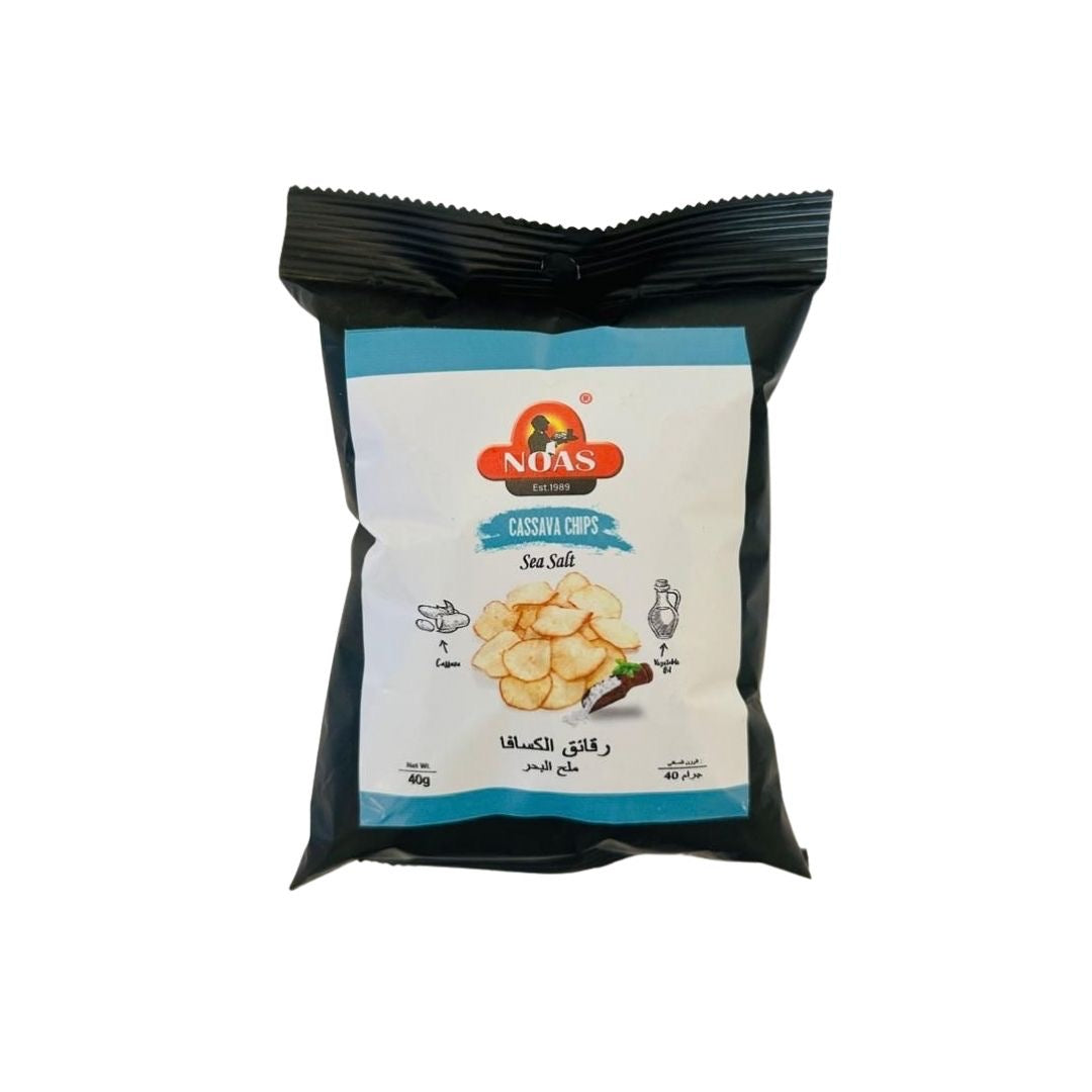 Cassava Chips Sea Salt Noas