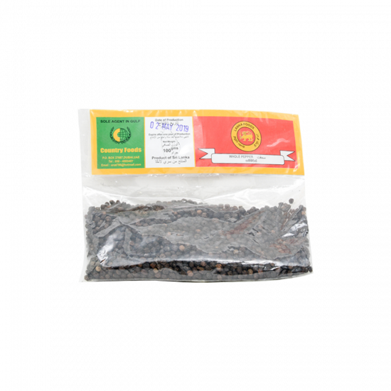 COUNTRY FOOD WHOLE PEPPER 100G