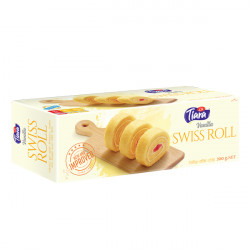 TIARA SWISS ROLL VANILLA  200G