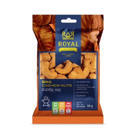 Royal BBQ Cashew Nuts 50g