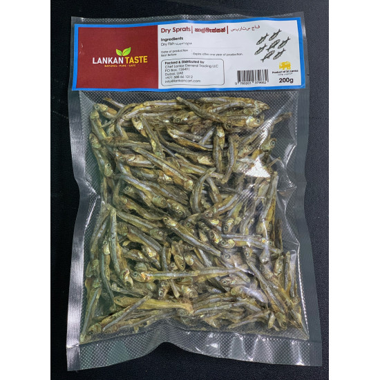 LANKAN TASTE DRY SPRATS 200G 